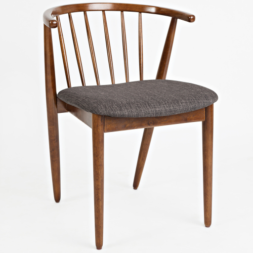 Denmark Dining Chair w/ Rounded Back in Acacia (Set of 2)